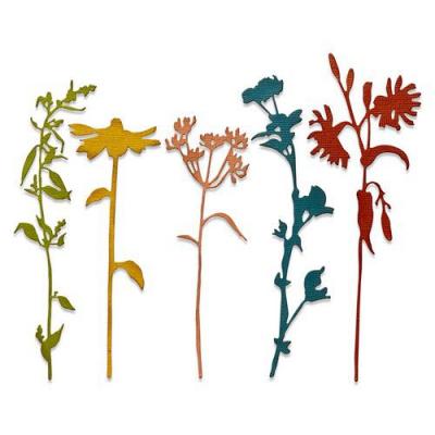 Sizzix Thinlits Die Set - Wildflower Stems